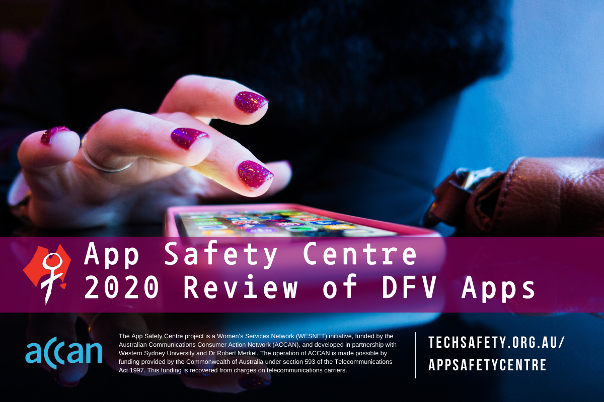 App Safety Centre 2020 Review of DFV Apps